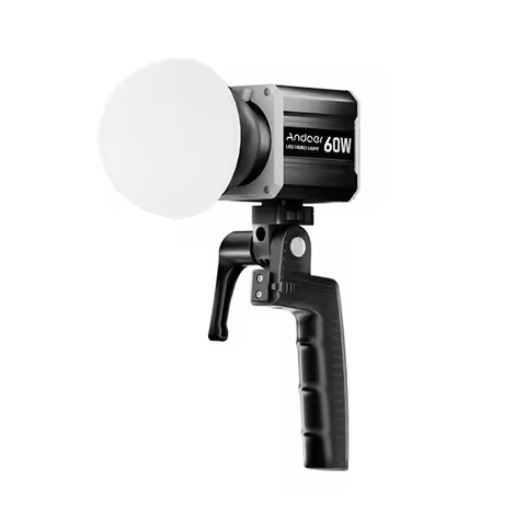 Andoer Tri-Color LED 60W COB Photography Light Video Light 2800K-6800K for Live Streaming Home Studi