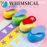 WHIMSICAL Flower Furador, Random Color 7*6*4cm DIY Paper Cut Puncher, Punches Maker Labor Saving Cre