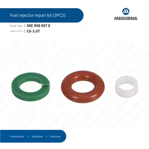 06E998907E 3pcs Fuel Injector O-ring Seals Repair Kits For 3.0T AUDI A4 B8 A5 A6 C6 C7 A7 A8 Q5 Q7 R