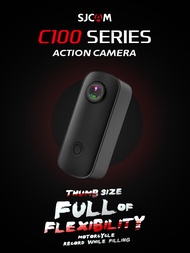 78 Fkwihiabm SJCAM C100 C100Plus มินิกล้องขนาดจิ๋ว1080P30FPS/4K30FPS H.265 12MP 2.4G WiFi 30M ซองกัน
