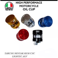 AGV ORIGINAL BRAKE FLUID CYLINDER LIGHTCH MODEL FULL CNC UNIVERSAL