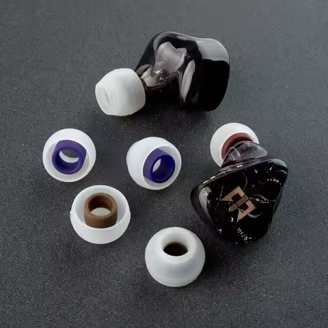 TRI Clarion Silicone Earphone Eartips 3 Pairs Noise Reduction Soft In Ear Headphones Ear Cover S/M/L