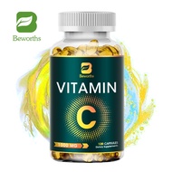 BEWORTHS Vitamin C Capsules 1000 mg Natural for Antioxidant Immune Support Healthy Skin &amp; Joints for Women Men
