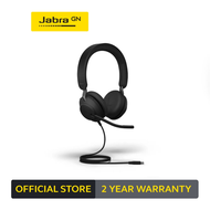 Jabra Evolve2 40 SE USB-A, MS Stereo หูฟังประชุมออนไลน์ Wired Headset for Conference Call