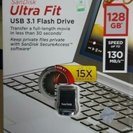 Sandisk Ultra Fit Usb 3.1 Flashdisk 128gb cz430 / usb 128g sandisk