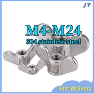 Nat Sayap 304 Stainless Steel, Wing Nut Tahan Karat untuk Lampu & Perabot  M4-M24 【ZHX-JY-MB -1 】