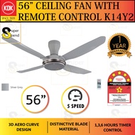 [ 56” ] KDK Ceiling Fan With Remote Control K14Y2