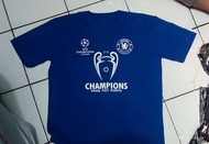 T-SHIRT KAOS DISTRO JUARA CHAMPIONS FINAL 2021 PORTO CHELSEA THE BLUES BLUS