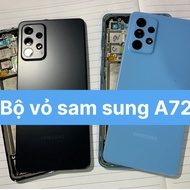 Full samsung A72 shell skeleton - includes back, camera glass, chassis, plastic keys, sim tray
