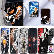 Samsung A12 A22 A32 A52 4G A32 A42 A52 5G Bleach Anime Soft black phone case