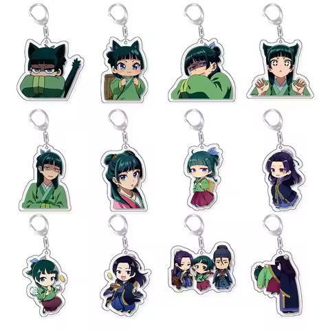 6CM Anime The Apothecary Diaries Maomao Gao Shun Yuye Fei Ninshi Acrylic Keychain Jewelry Cute Gifts