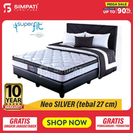 Spring Bed Comforta Super Fit  Neo Silver Uk.180x200-Komplit Set