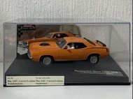 Carrera 1/32 普利茅斯 Hemi Cuda 1970 橘色軌道賽車