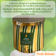 BBW#4 Xmas Collection Bath & Body Works 3 wicked candle  เทียนหอม 411g.