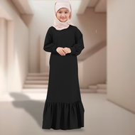 Stylish Raya Firrl Jubah Muslimah for Young Girls: Contemporary Elegance in Every Stitch for Raya 2024
