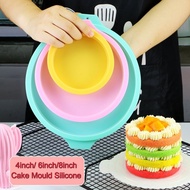 4inch/6inch/8inch Cake Mould Silicone/ Round shape/ Baking mould