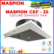MASPION CEF-25 Kipas Hisap Plafon Ceiling Exhaust/Hexos/Heksos Fan Plafon Ukuran 10 inch (25 cm)