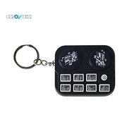 gzhxdiiziMini DJ Machine Keychain Mini Rhythm Instrument Pendant Keyring Gift