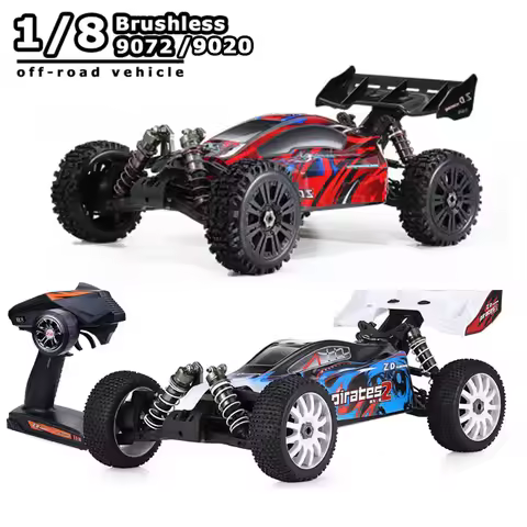 9072 V2 9020 V3 ZD Racing RC Car 1/8 Pirates3 BX-8E 4WD Brushless High Speed 80km/h RTR / Frame Elec