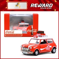 Tiny City Die-cast Model Car - Mini Cooper Mk 1 Coca-Cola (with bottle of coke)
