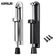KIPRUN Kickdown Door Stop, Stainless Steel Telescopic Door Stopper Silver Spring Loaded Step-On Door