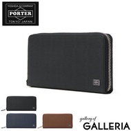 Yoshida bag / porter / PORTER / CURRENT / current / wallet / long wallet / round fastener / round zi