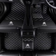 [Citroen]C1,C2,C6,DS3,DS4,DS7,DS9 Right hand drive Car Carpet /Car Floor Mat/Waterproof Leather