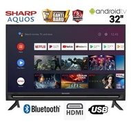 (o.o) LED SMART ANDROID SHARP LED TV 32 Inch LED SMART TV ANDROID TV