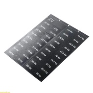 weroyal 4 5kg-90kg Weight Block Sticker Weight Sticker Labels for Weight Identification
