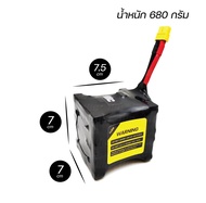 แบตเตอรี่มอเตอร์ไซค์ แบตเตอรี่ลิเธียมฟอสเฟต Lifepo4 12V 6000 mAh มีวงจร active balance ใช้สตาร์ทรถมอ