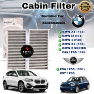 CABIN FILTER BMW (F44/F4/F46) MINI (F54/F56/F57/F60) X1 (F48) X2 (F39) i3 (101) Blower Filter Aircon
