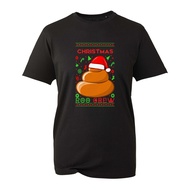 Christmas Sh*T Roo Crew T-Shirt Funny Santa Claus Ugly Merry Xmas Unisex Top