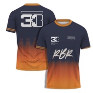 Sports Crew Neck T-shirt F1 Team Clothing T-shirt F1 Racing Shirt Short Sleeve T-shirt Versapen