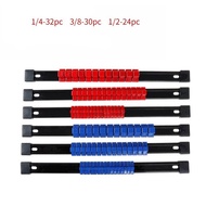 6pcs/Set Tools Socket Rail Tempat Mata Kunci Socket Socket Holder