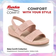 Bata บาจา Comfit รองเท้าเพื่อสุขภาพแบบสวมรัดส้น พร้อมเทคโนโลยีคุชชั่น รองรับน้ำหนักเท้า สำหรับผู้หญิง รุ่น ADRINA V.3 สีชมพู 6015129 สีน้ำเงินเข้ม 6019129