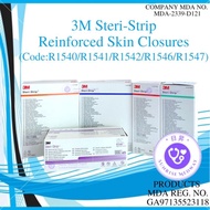 3M Steri Strip Reinforced Skin Closures, 50 env/box (Code:R1540/R1541/R1542/R1546/R1547)