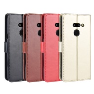 Lg G8 ThinQ Mobile Phone Leather Case G8thinQ Phone Case Flip Card Wallet Type Protective Case SHS