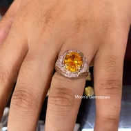 CINCIN BATU PERMATA SERAI IKAT SILVER 925