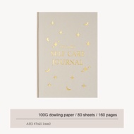 JIANWU A5 Self Care Journal Planner Notebook Creative DIY Journal Material Student Supplies Statione