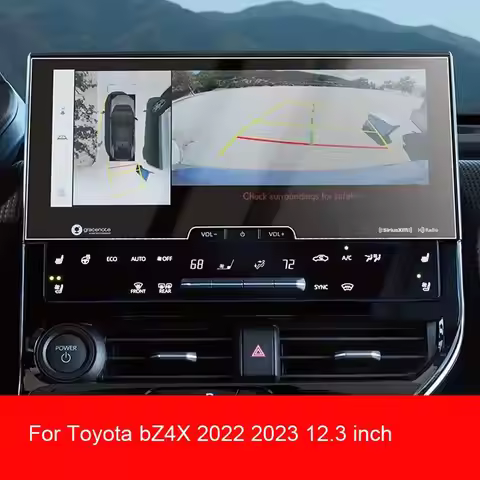 Tempered glass screen Protector For Toyota bZ4X 2022-2025 12.3 inch Car Navigation Infotainment Cent