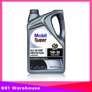 Mobil Super All in one TurboSpeed 5W-30 ปริมาณ 7 ลิตร น้ำมันเครื่อง ดีเซล สังเคราะห์