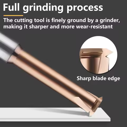 GULING Single Tooth Thread Milling cutter Carbide Tungsten Steel M1.4 M1.6 M2 M2.5 M3 M4 M5 M6 M8 M1