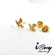 IBUY 916 Gold DOVE EARRING 22K (916)