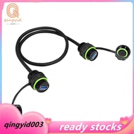 USB Connector USB Female to Female Bidirectional Dual-Ended Mini Cable Extension 50cm