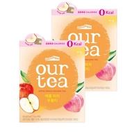 Apple Peach Oolong Tea | OURTEA Korean Fruit Tea | Refreshing Peach Oolong Tea