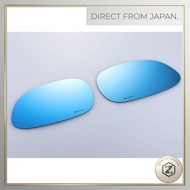 SPOON SPORTS Blue Wide Door Mirror Civic EG6 Wide View Anti-Glare 76203-EG6-030