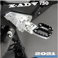 Kodaskin 摩托車配件 XADV750 折疊式後腳踏板腳凳乘客適用於本田 X-ADV 750 2021