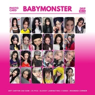 GLOSSY PHOTOCARD BABYMONSTER SELCA DRIP ROUNDED 25 PCS BABY MONSTER KPOP UNOFFICIAL RORA ASA RUKA