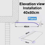 Invisible Awning Without Bracket Roof Household Transparency Organic Canopy Balcony Windows Canopy R