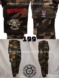 Celana Cargo Panjang Army / Kempol Panjang motif Army PRAPATAN REBEL - PRBL (199)